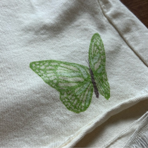 Levi’s 501 High Rise Butterfly Jean Shorts Off-White Size 29 - Picture 4 of 15